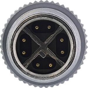 InLine InLine® Industrial network cable, M12 4-pin D-coded male/male, PUR 1m