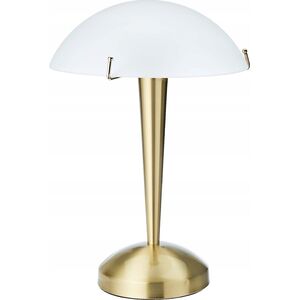 Lampa stołowa DELIGHT Trio RL Pilz II R59261008 lampa stołowa lampka 1x40W E14 mosiądz/biała