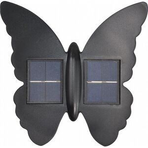 LAMPA SOLARNA ŚCIENNA MOTYL 2LED