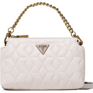 Guess, Elenia, Mini, Textile Crossbody Bag, Stone, QB867772, For Women For Women