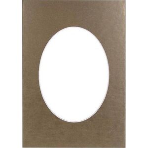 Passepartout 21x29.7, golden oval