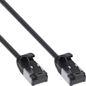 InLine InLine® Patch cable slim, U/FTP, Cat.8.1, TPE halogen-free, black 7.5m