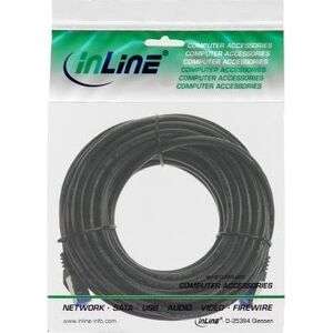 InLine InLine® Patch cable armoured, U/FTP, Cat.6A, black, 30m
