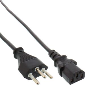 Kabel zasilający InLine InLine® Power cable Switzerland, black, 5m