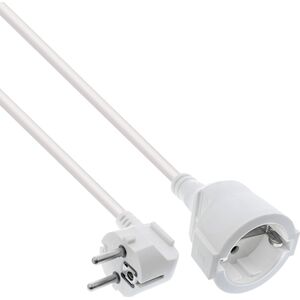 Kabel zasilający InLine InLine® Power Extension Cable angeld Type F white 5m