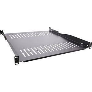 InLine InLine® 19" shelf, 550mm, 50kg, 1U, RAL 9005 black