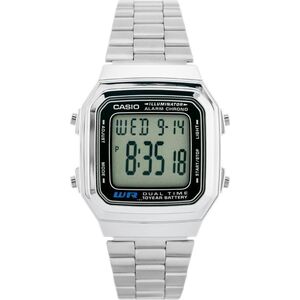 Zegarek Casio ZEGAREK MĘSKI CASIO A178WA-1A (ZD082A) - KLASYKA