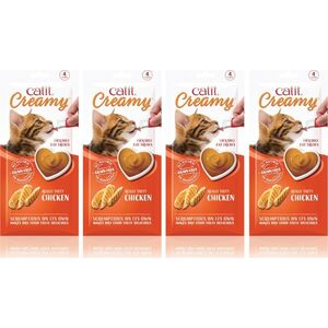 Catit Creamy Chicken, υγρή απόλαυση, για γάτες, κοτόπουλο, 4 τμχ/συσκευασία 12313564 22517444511