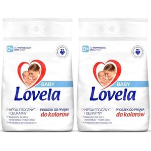 Lovela 2x Baby Proszek do prania dla dzieci Kolor 2,7 kg