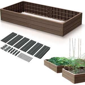 Prosperplast Rabata ogrodowa Base Woody 1492x756mm Grządka