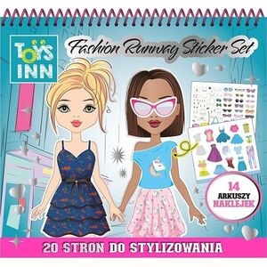 Naklejki Fashion Runway kolorowanka moda Stnux