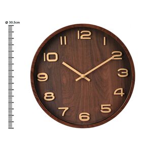 ΡΟΛΌΓΙΑ ΕΣΩΤΕΡΙΚΟΎ ΧΏΡΟΥ WALL CLOCK 305MM WOOD LOOK 837362340 8720573818537