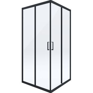 Deante kabina Funkia kwadratowa 80x80x185 Nero (KYC_N42K)