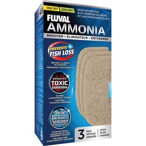 Φυσίγγιο μείωσης αζώτου Fluval Ammonia Remover 107/207, 3 τμχ/συσκευασία. 12313262 15561102575
