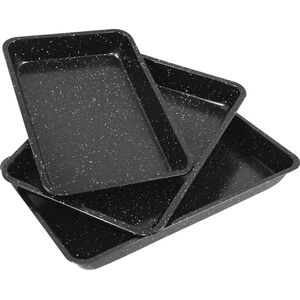 Brunbeste ZESTAW 3 TORTOWNIC BLASZANYCH NON-STICK 22/24/26CM BRUNBESTE BB-1028
