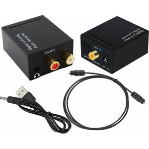 Adapter AV Home Appliances Jack 3.5mm - RCA (Cinch) x2 czarny (AK319A)
