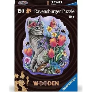 Puzzle drewniane 150 Kot