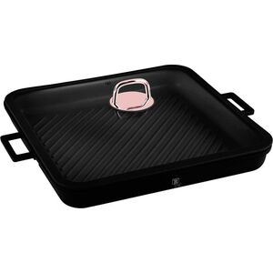 PATELNIA TYTANOWA Z POKRYWĄ 34x34cm BERLINGER HAUS BH-7789 BLACK ROSE
