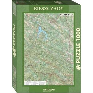 Artglob Puzzle 1000 - Bieszczady mapa turystyczna