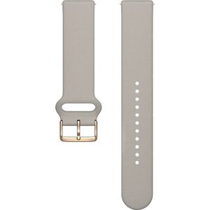 Λουράκι ρολογιού Polar Polar 20mm S-L T, γκριζοκαφέ σιλικόνη