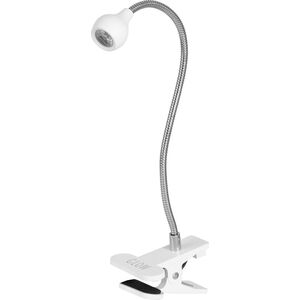 Glow Lampka UV LED Snake na biurko biała