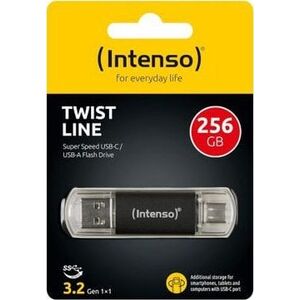 Intenso Twist Line         256GB USB Stick 3.2  USB-C 'amp| USB-A