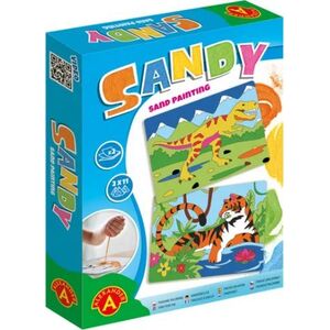 Alexander Sandy. Piaskowe malowanki - Tygrys, T-Rex 2550 ALEXANDER