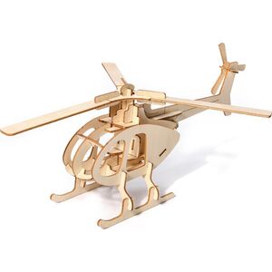 Little-Story Little Story Drewniane Puzzle Model 3D - Helikopter