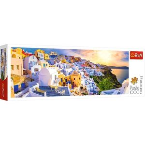 Trefl Puzzle 1000el Panorama Zachód słońca na Santorini, Grecja 29054 Trefl