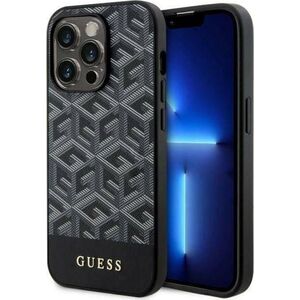 Guess Oryginalne Etui IPHONE 14 PRO MAX Guess Hardcase GCube Stripes MagSafe (GUHMP14XHGCFSEK) czarne