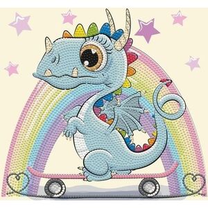 DIAMOND DOTZ DIAMOND DOTZ DRAGON SKATE