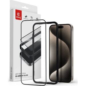 Crong Szkło hartowane 9H na cały ekran iPhone 15 Pro