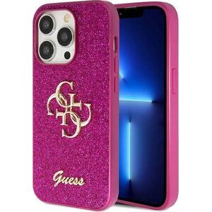 Guess Guess GUHCP15LHG4SGU iPhone 15 Pro 6.1" fioletowy/purple hardcase Glitter Script Big 4G