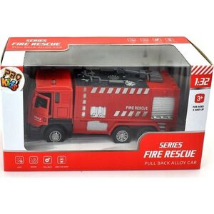 Pro Kids Pojazd metalowy - wóz strażacki 15cm