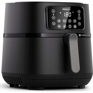 Frytkownica beztłuszczowa Philips Philips 5000 series HD9285/90 frytkownica Pojedyńczy 7,2 l Autonomiczny 2000 W Frytkownica na gorące powietrze Czarny, Srebrny