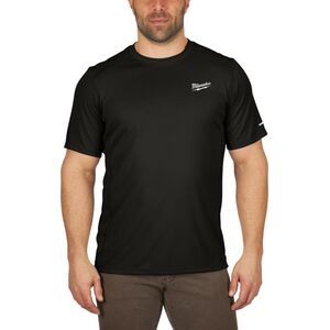 Milwaukee MILWAUKEE KOSZULKA ROBOCZA Z KRÓTKIM RĘKAWEM LEKKA - CZARNA WWSSBL-XL