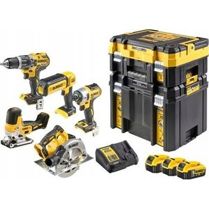 Zestaw elektronarzędzi Dewalt 11-elementowy (DCK500P3T-QW)