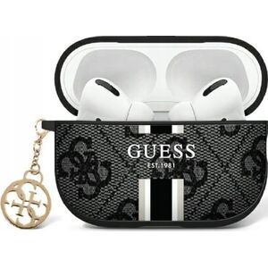 Guess Guess GUAP2P4RPSK AirPods Pro 2 (2022/2023) cover black/black 4G Printed Stripes Charm