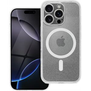Futerał CLEAR MAG COVER kompatybilny z MagSafe do SAMSUNG S25 Plus transparentny glitter