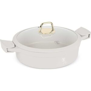 PŁASKI GARNEK TYTANOWY Z POKRYWĄ 28cm BERLINGER HAUS BH-7785 SAHARA