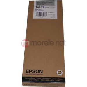 Tusz Epson Wkład atramentowy Czarny Stylus do 4800/4880 light light (220ml) (C13T606900)