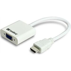 Adapter AV Sandberg HDMI - D-Sub (VGA) biały (50869)