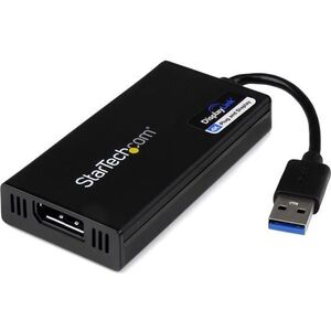 Adapter USB StarTech USB - DisplayPort Czarny  (USB32DP4K)