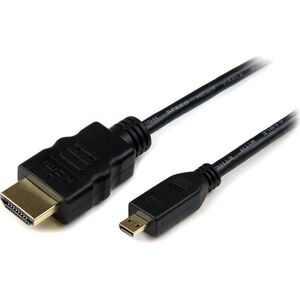 Kabel StarTech HDMI Micro - HDMI 2m czarny (HDADMM2M)