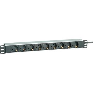 Listwa zasilająca Roline ROLINE 48.26cm 19 Zoll-Socket strip 9-fold Aluminium 2.0 m - 19071620