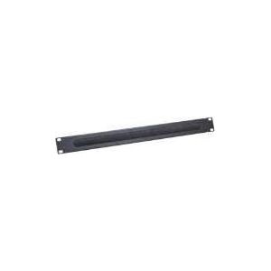 LogiLink 19" Kabeldurchführung Logilink 1U mit Bürsteneinsatz, schw. - ORCEB1B
