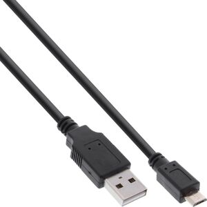 Kabel USB InLine USB-A - microUSB 1 m Czarny (31710Q)