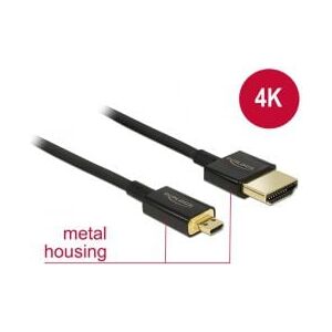Kabel Delock 0.5m czarny (84788)
