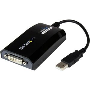 Adapter USB StarTech USB - DVI Czarny  (USB2DVIPRO2)