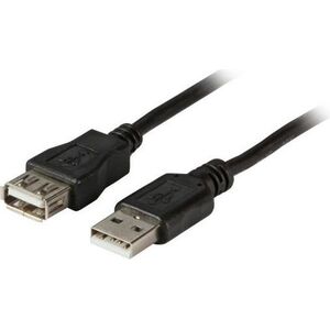 Kabel USB EFB USB-A - USB-A 5 m Czarny (K5220SW.5)